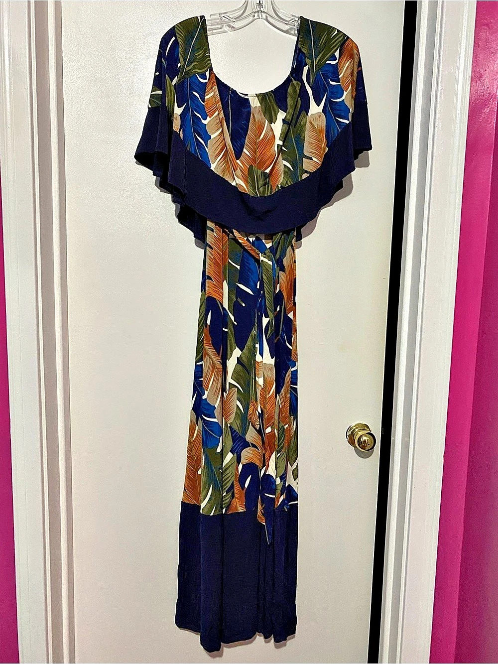Janette John 3:16 Joya DJ13904 Multicolor Abstract Maxi Dress